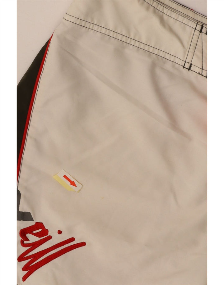 O'NEILL Bañador con estampado gráfico para hombre Poliéster con bloques de color blanco mediano