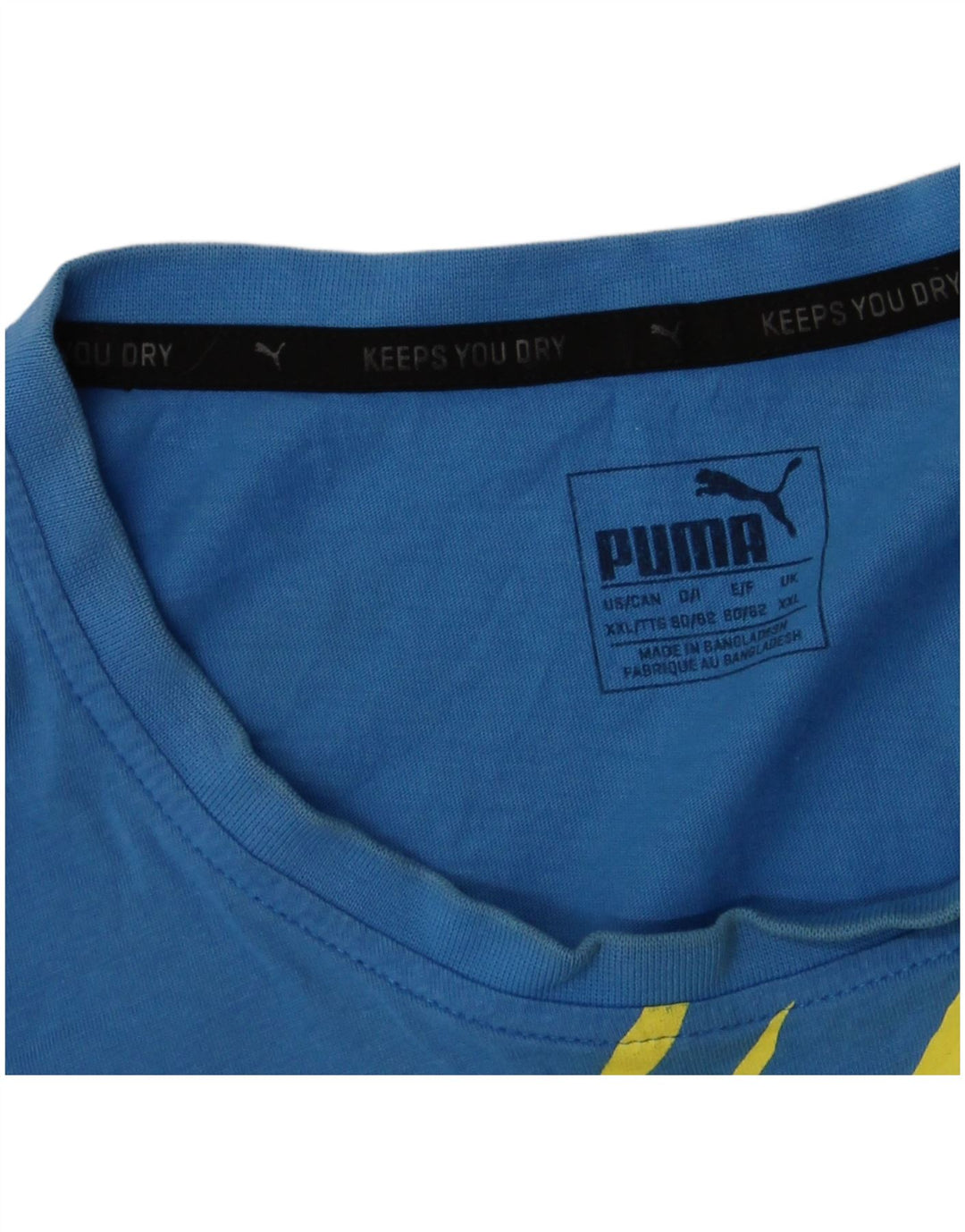 Puma Camiseta gráfica para hombre Top 2XL Azul