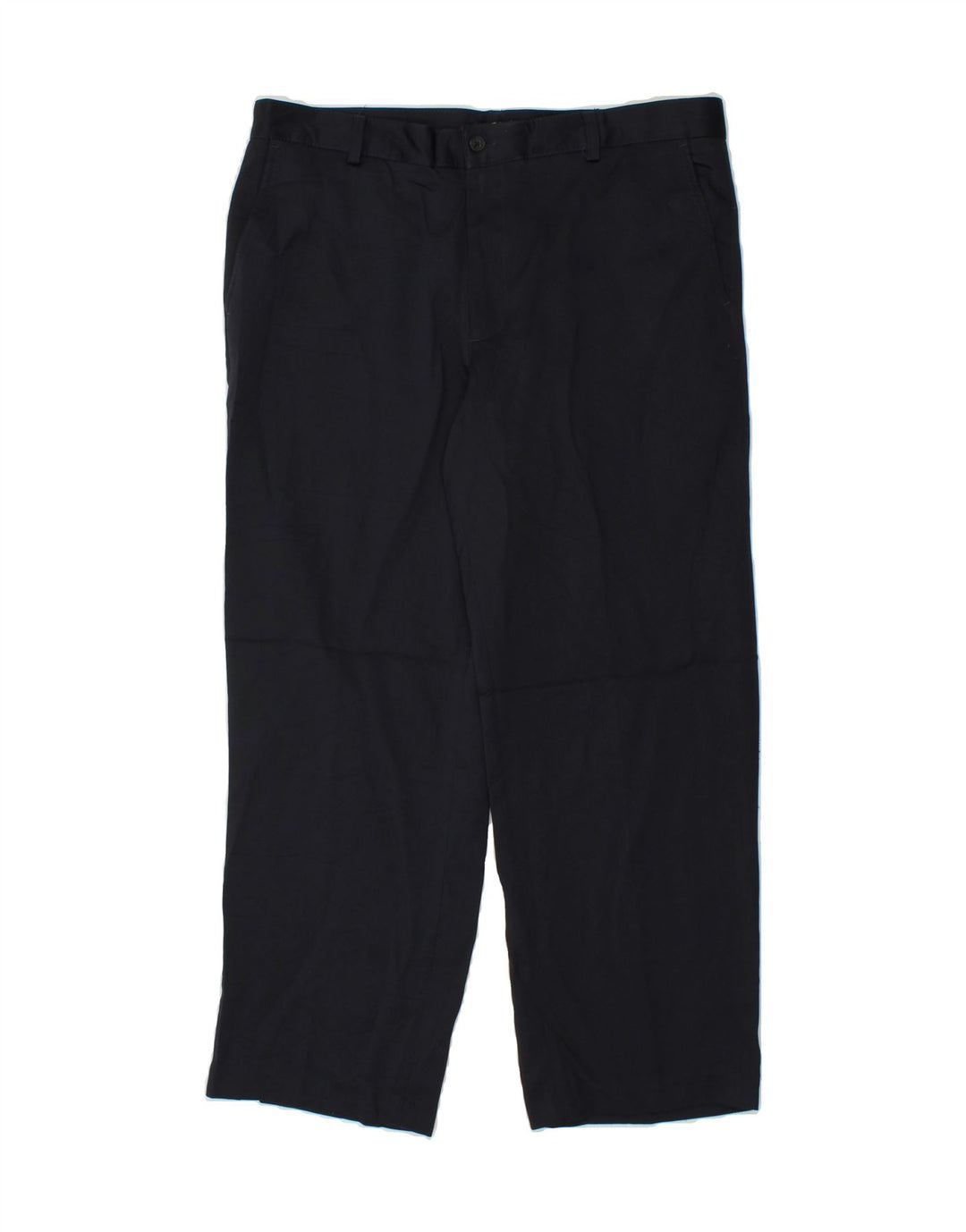 IZOD Mens Straight Chino Trousers W36 L29 Navy Blue Polyester Vintage Izod and Second-Hand Izod from Messina Hembry 
