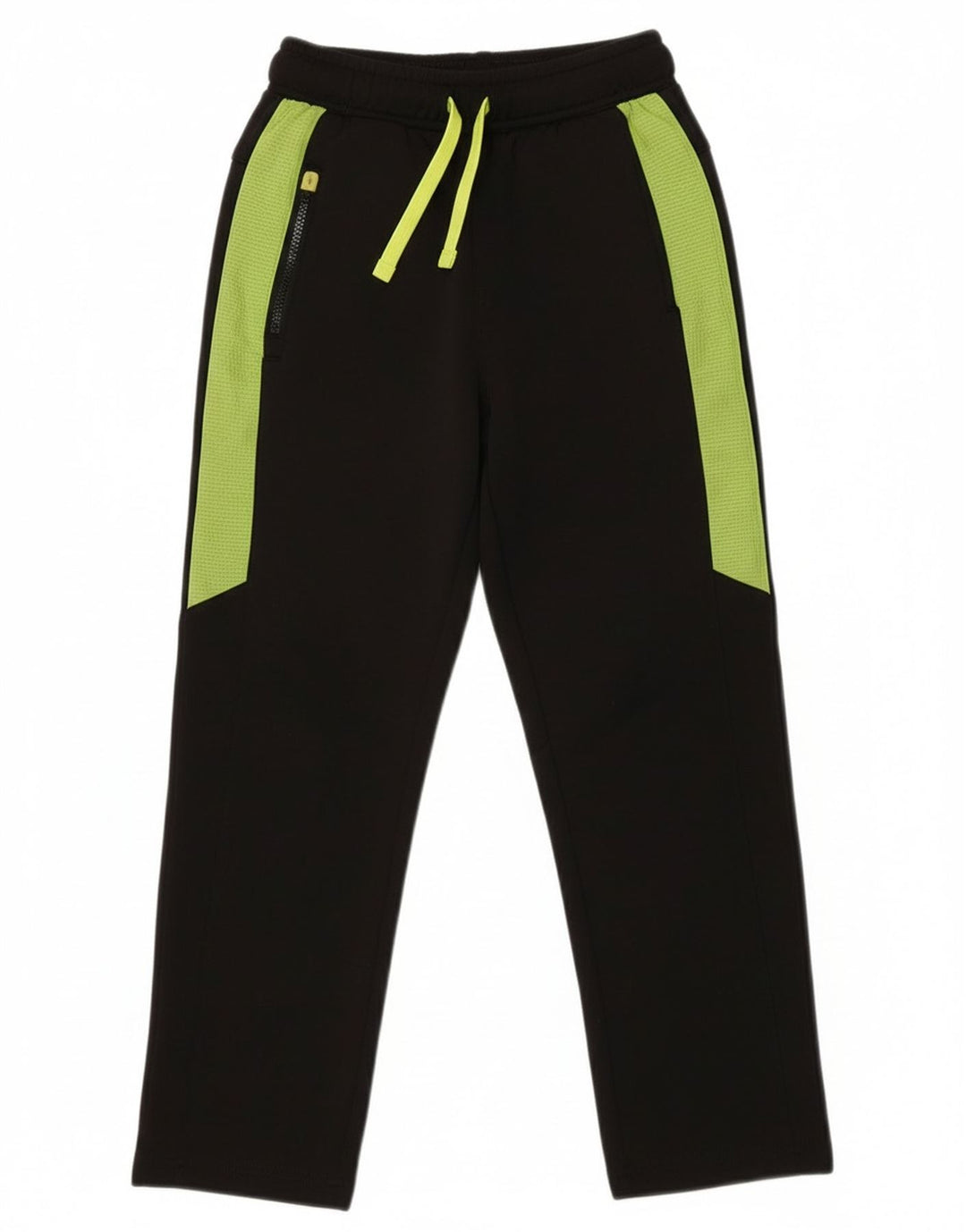 Russell Athletic Pantalones deportivos Dri-Power para niños de 6 a 7 años, talla pequeña, color negro