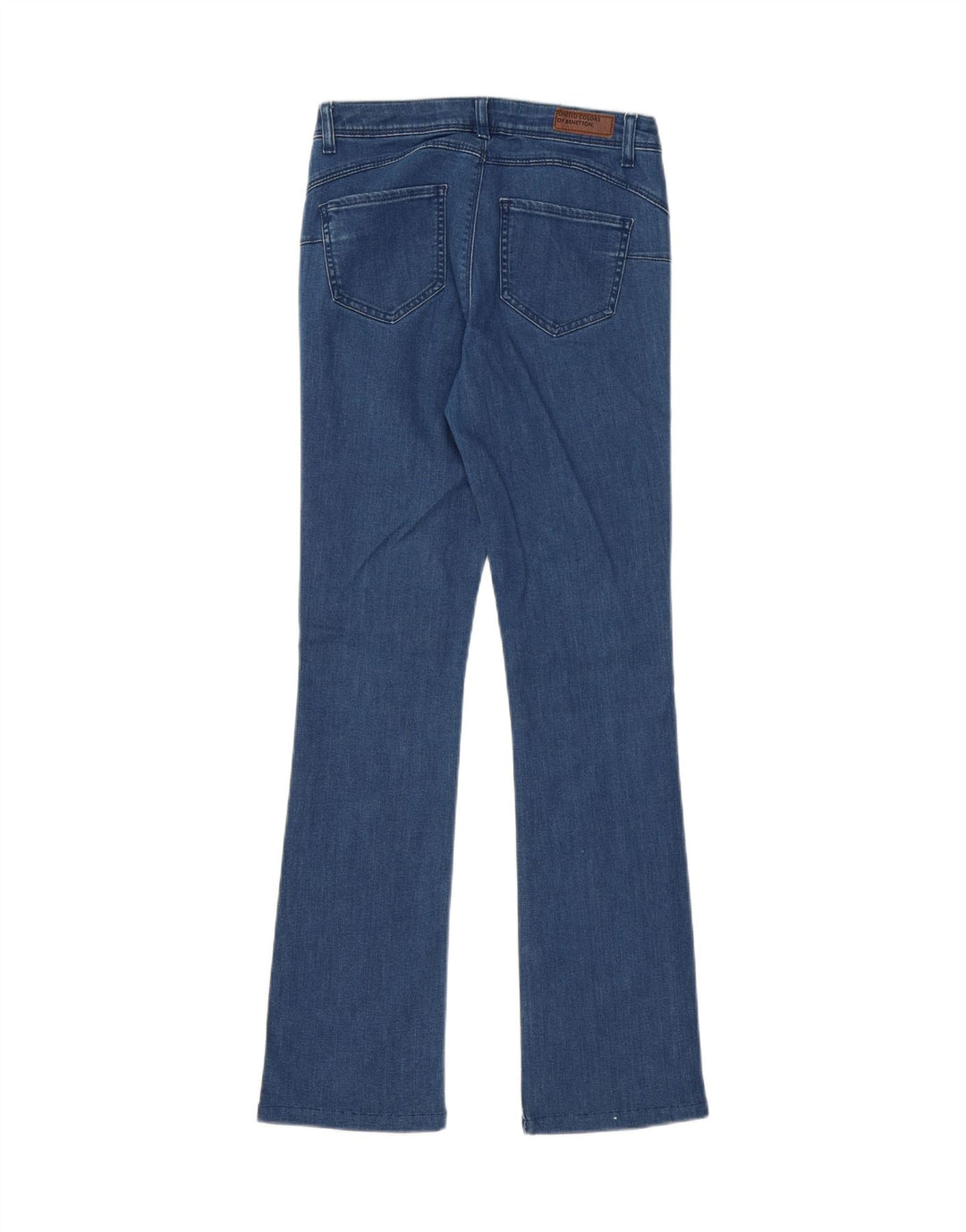 BENETTON Womens Straight Jeans W26 L30 Blue Cotton Vintage Benetton and Second-Hand Benetton from Messina Hembry 