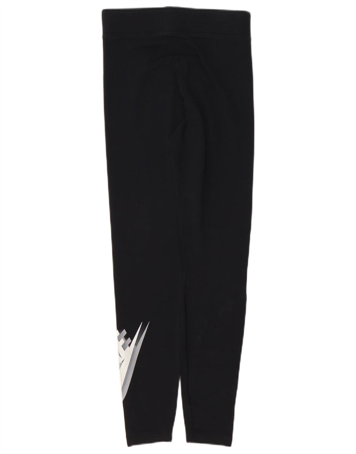 NIKE Leggings ajustados con estampado gráfico para mujer, talla 40, color negro