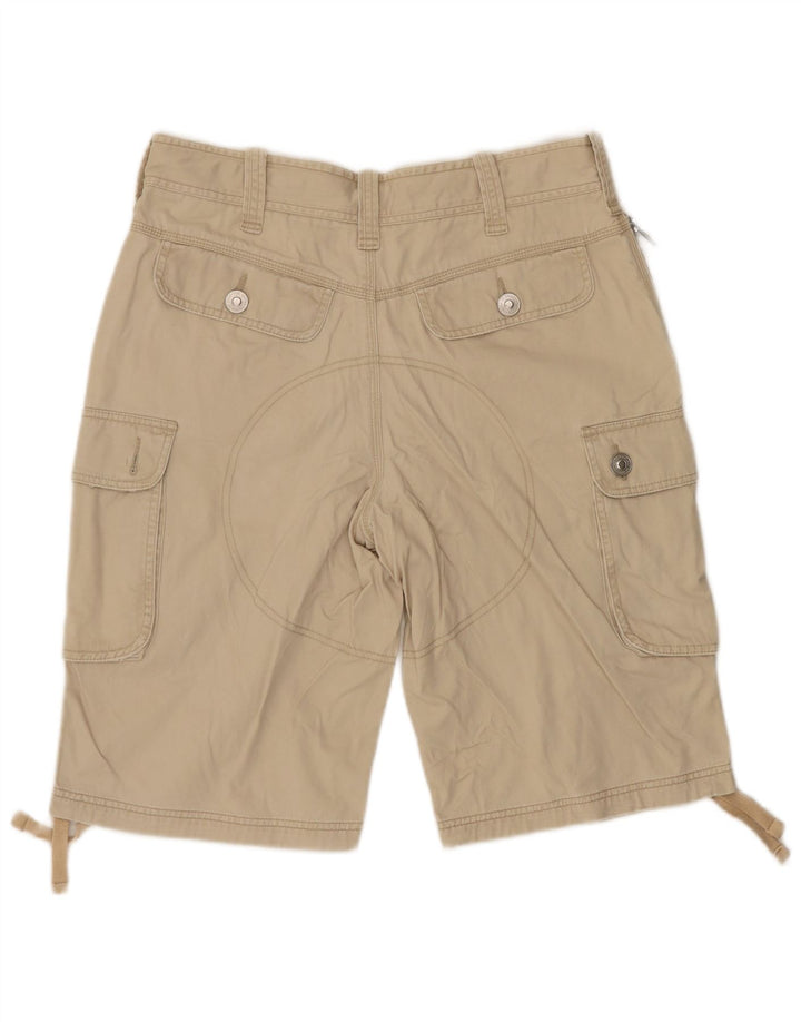 Benetton Shorts Cargo Hombre IT 48 Medium W36 Algodón Beige