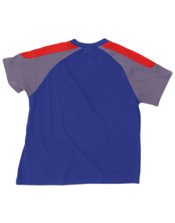 ADIDAS Mujer Primegreen Graphic Camiseta Top UK 8/10 Pequeño Azul