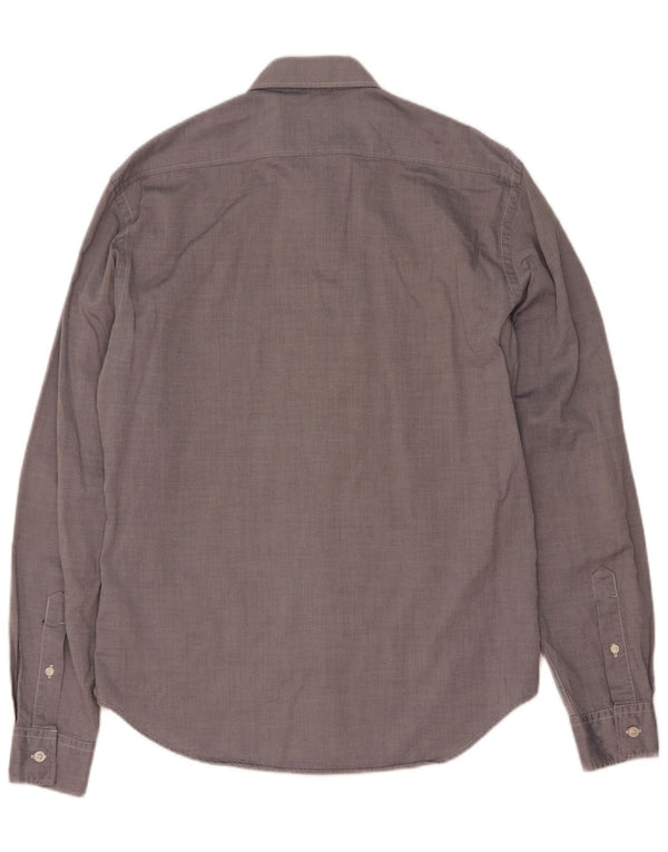 Camisa Burberry Hombre Pequeña Algodón Azul