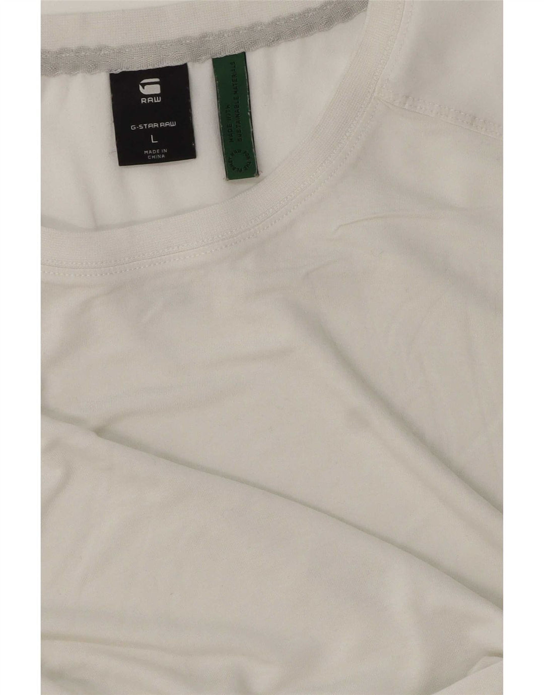 G-Star - Camiseta para hombre, talla grande, color blanco
