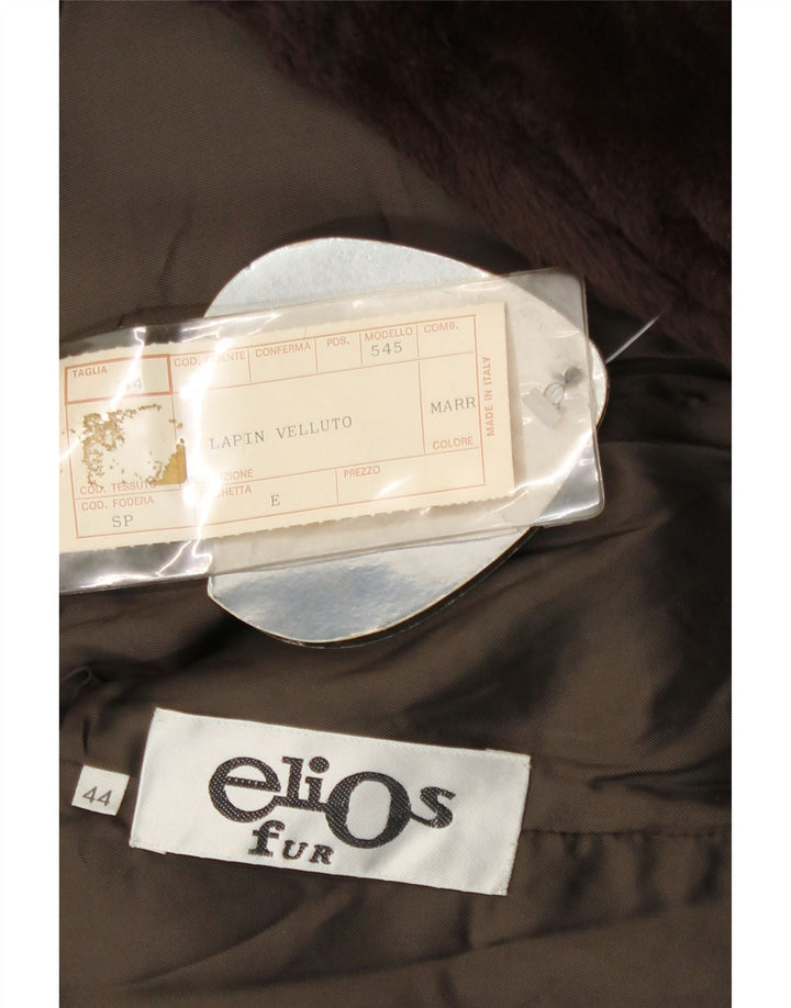 Chaqueta de piel para mujer Elios IT 44 Cuero marrón medio