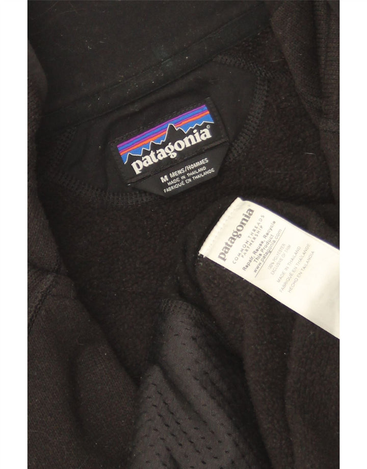 Patagonia Hombre Chándal Top Chaqueta Mediana Negro Poliéster