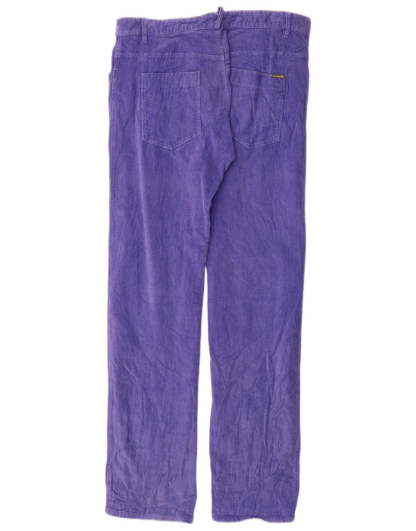 GF Ferre Pantalones de pana Ittierre para hombre IT 48 Medium W34 L33 Púrpura