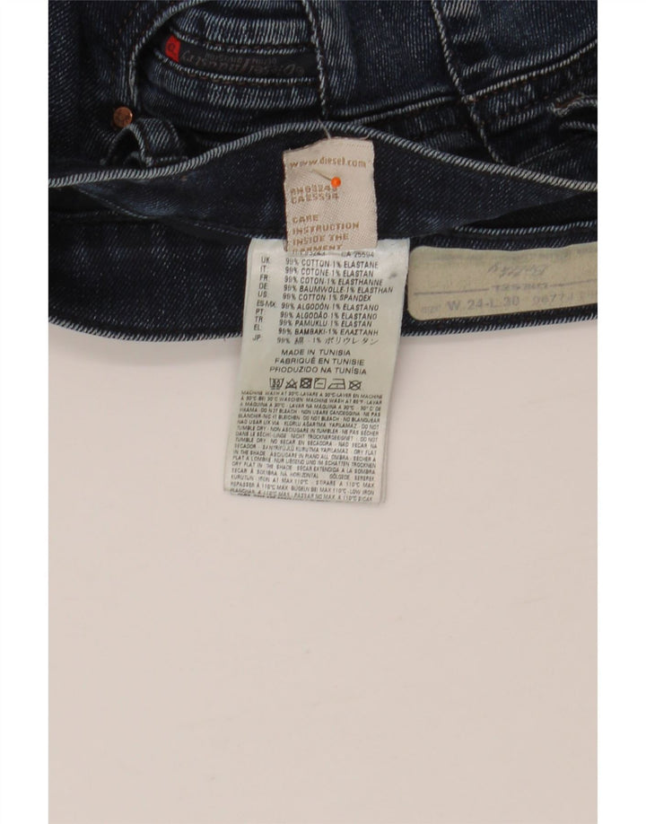 DIESEL Vaqueros Slim Mujer W24 L30 Algodón Azul