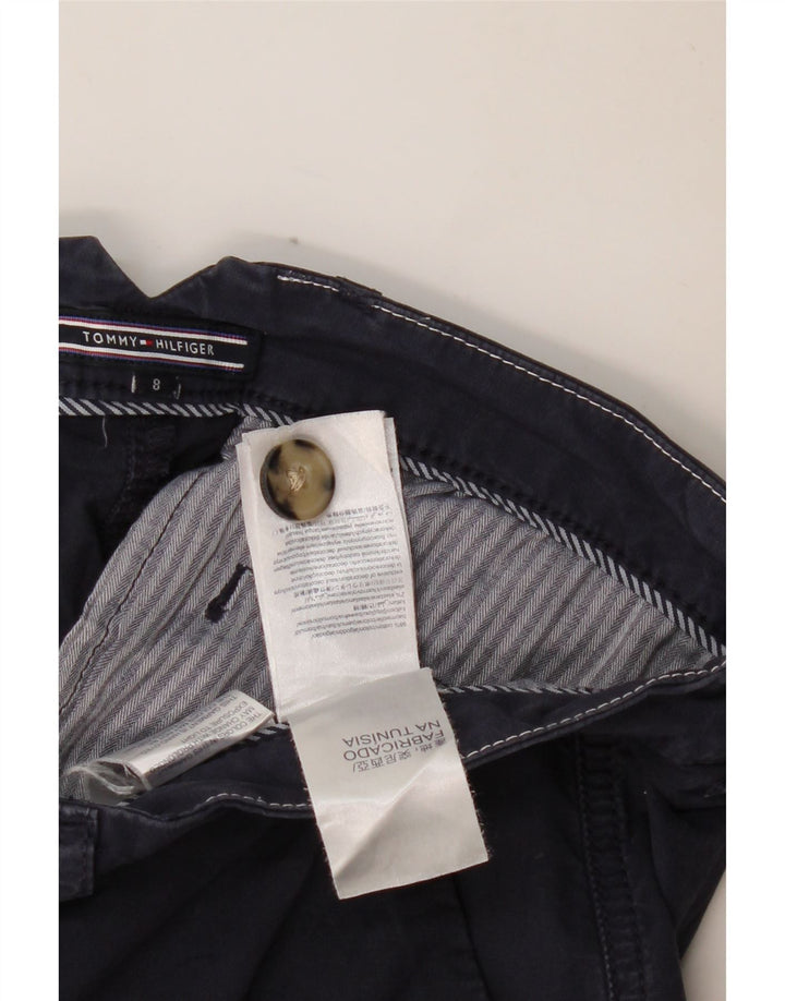 TOMMY HILFIGER Pantalones cortos chinos para mujer US 8 Medium W32 Azul marino Algodón