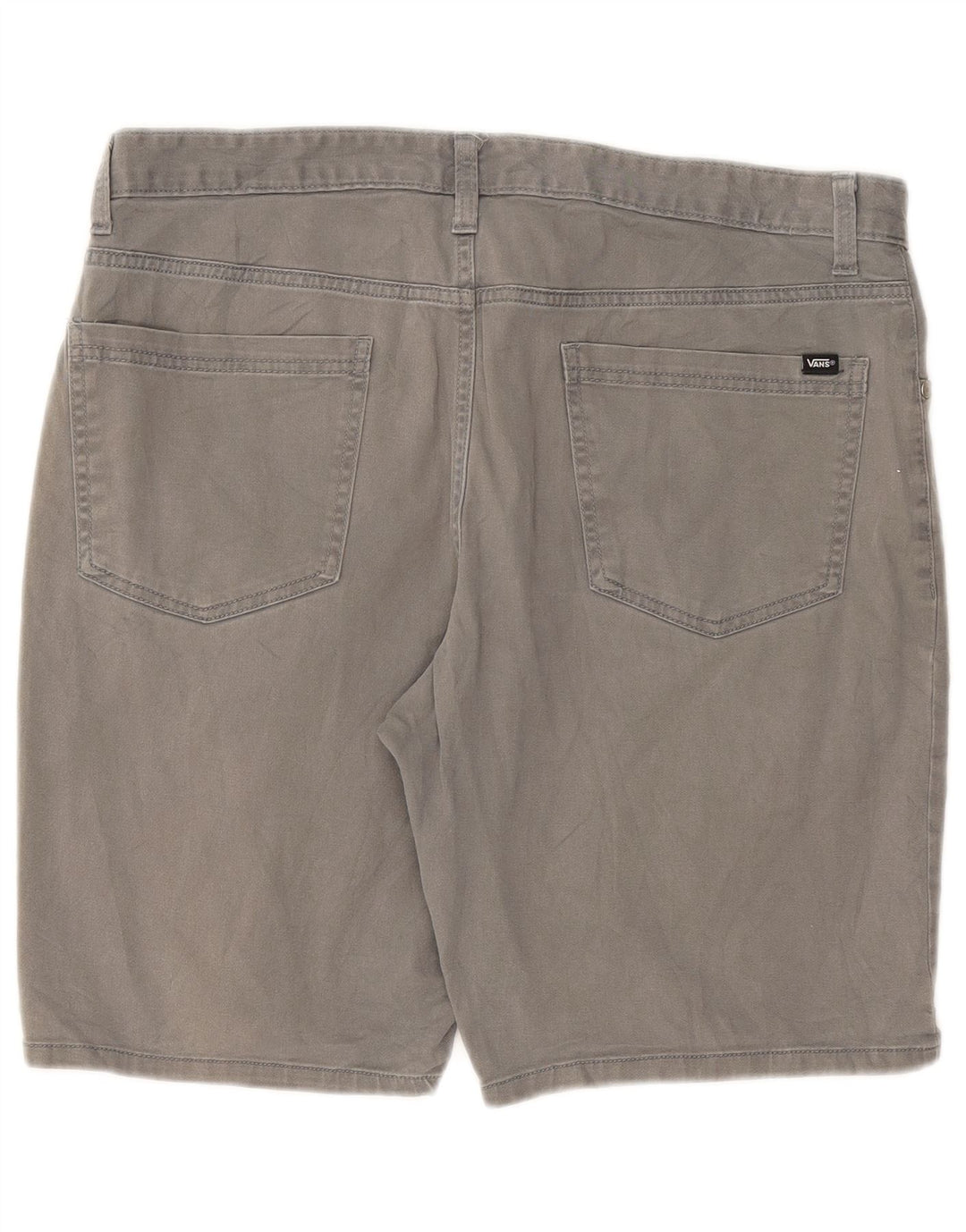 Vans Shorts casuales para hombre W34 Algodón gris grande