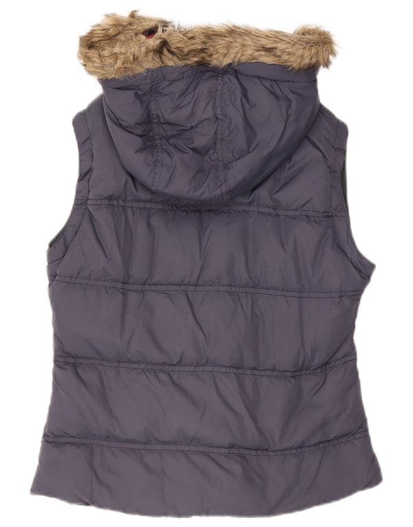 Jack Wills Chaleco acolchado con capucha para hombre UK 8 Small Azul marino