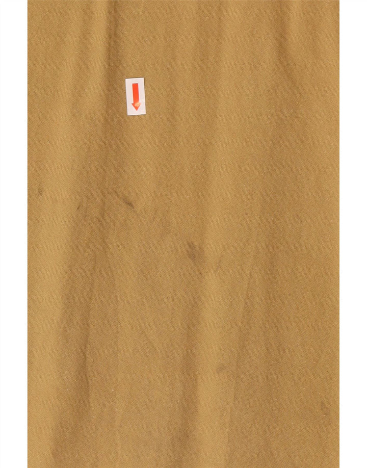 Falda Vintage Mujer A-Line IT 42 Algodón Caqui Medio