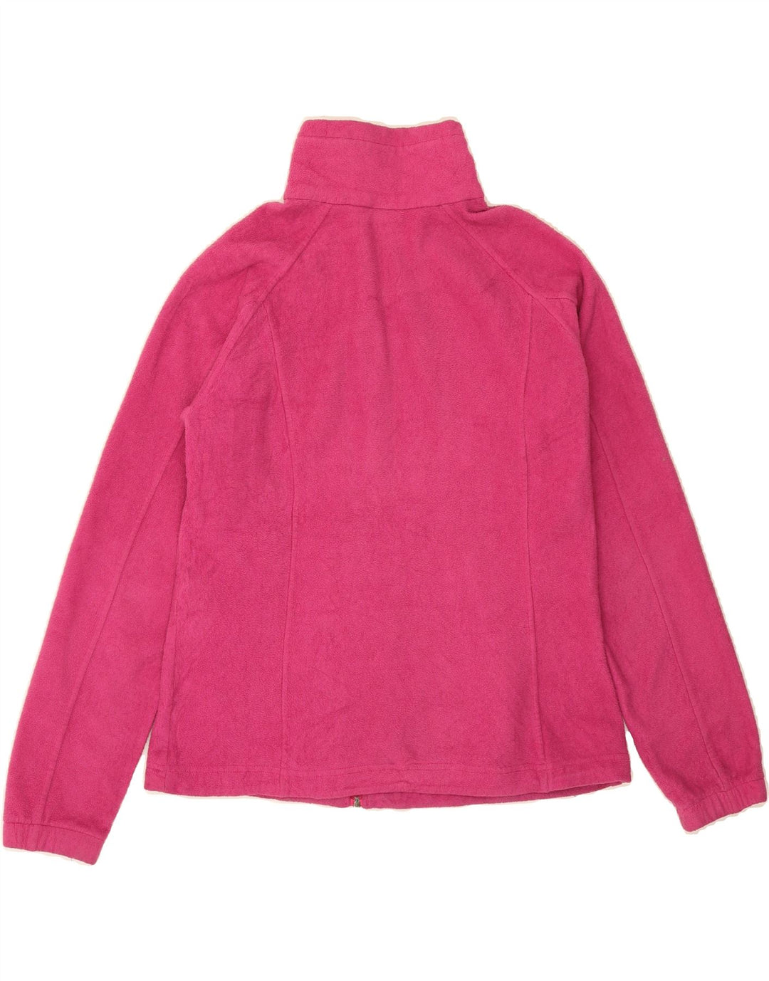 COLUMBIA Womens Fleece Jacket UK 14 Large Pink Polyester Vintage Columbia and Second-Hand Columbia from Messina Hembry 