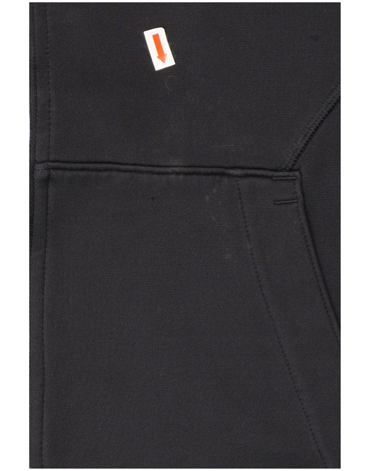 UNDER ARMOUR Suéter con capucha y cremallera gráfica para hombre, talla grande, negro
