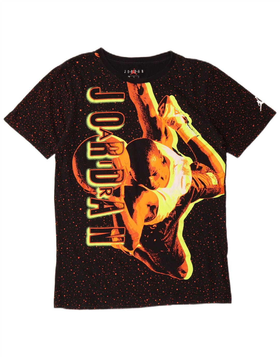 JORDAN Camiseta gráfica para niño 13-14 años XL Algodón con lunares negros