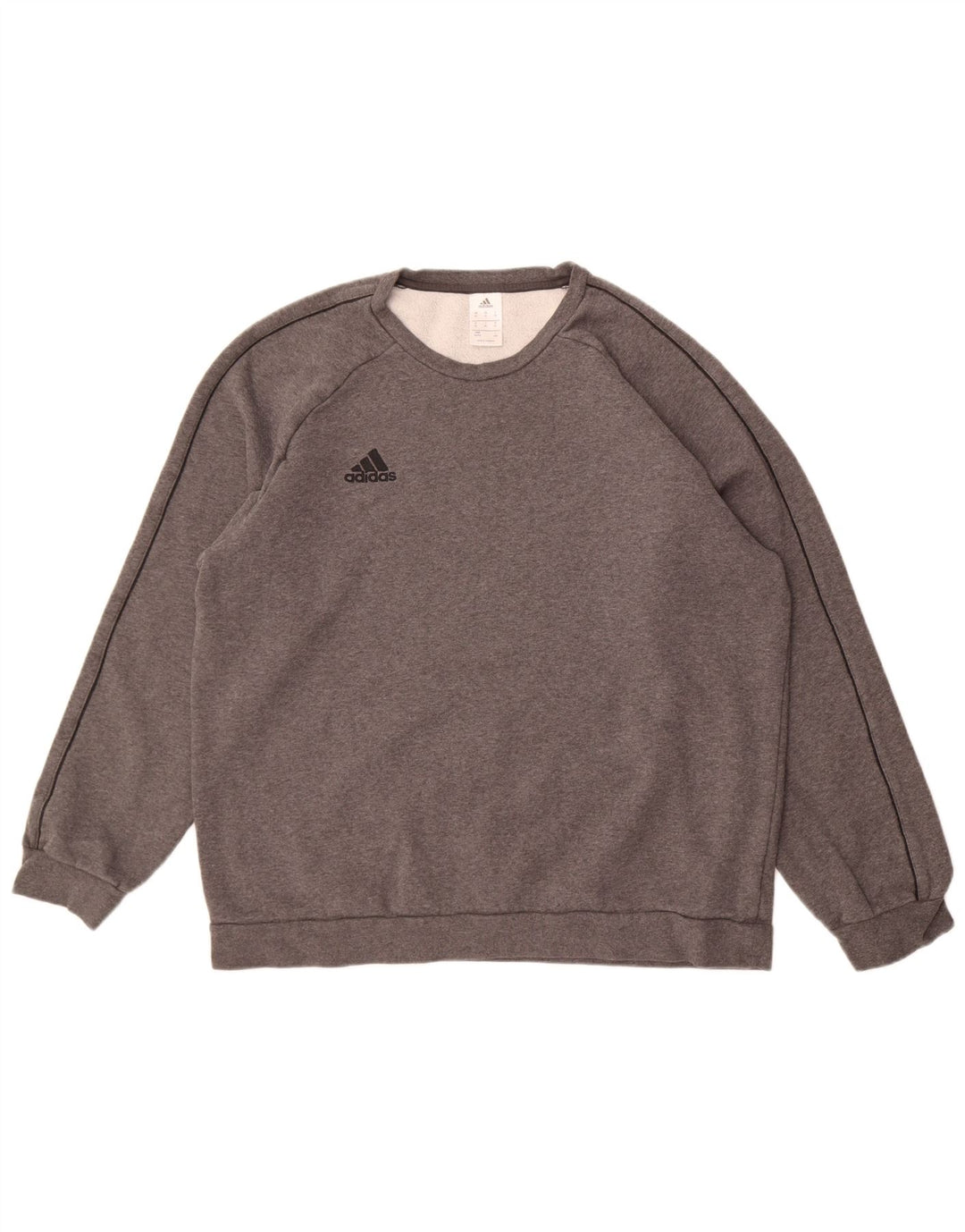 Adidas Hombre Sudadera Jumper XL Gris Algodón