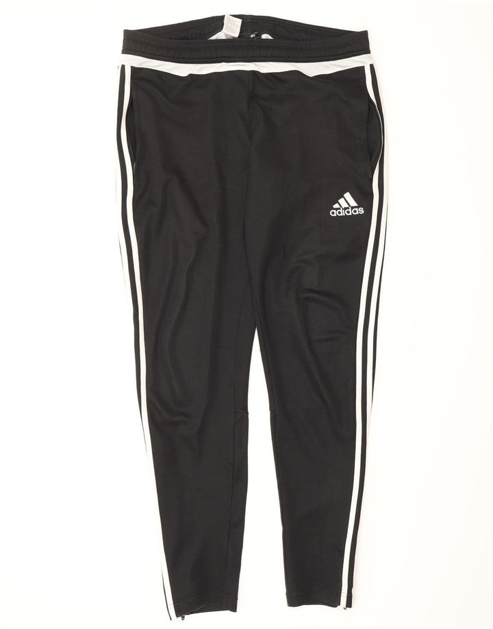 ADIDAS Hombre Climalite Pantalones De Chándal Mediano Negro Colorblock