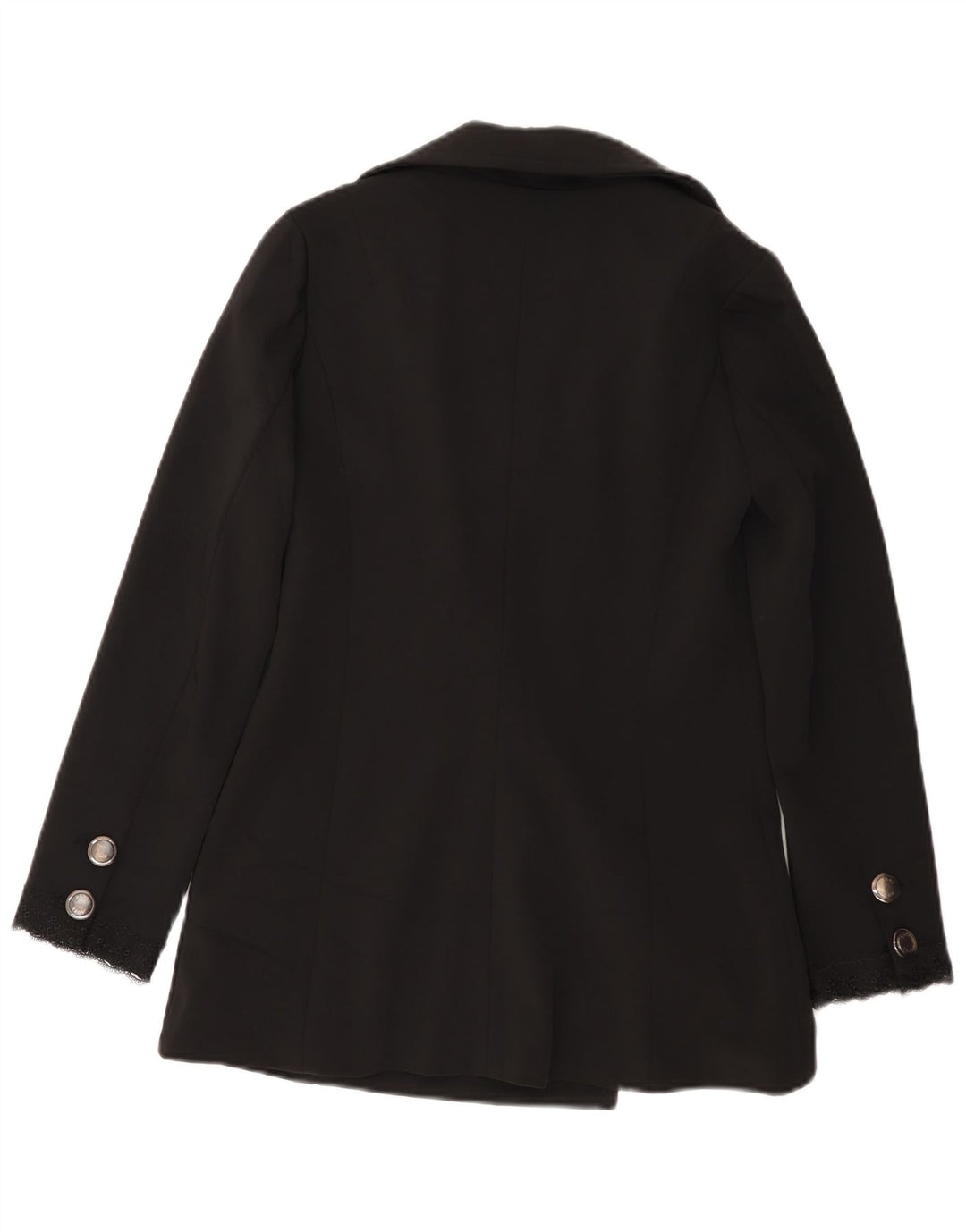 Denny Rose Chaquetón para mujer UK 10 Small Poliéster negro