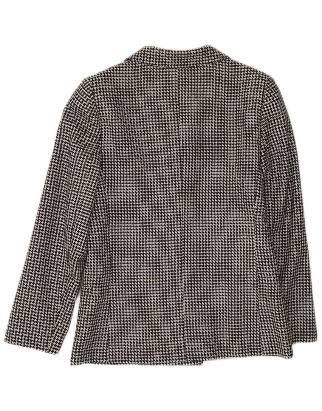 Chaqueta Blazer Mujer Arezia IT 42 Mediana Pata De Gallo Azul Marino