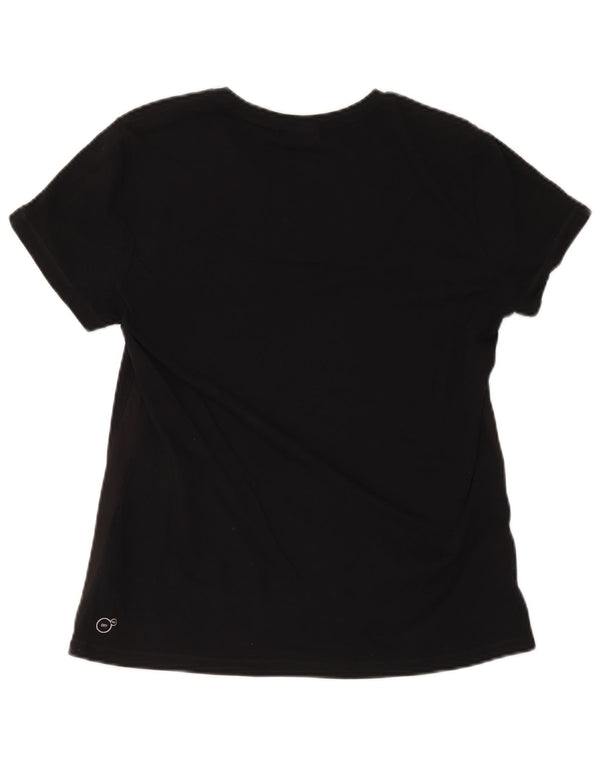 Puma - Camiseta para mujer, talla grande, algodón negro