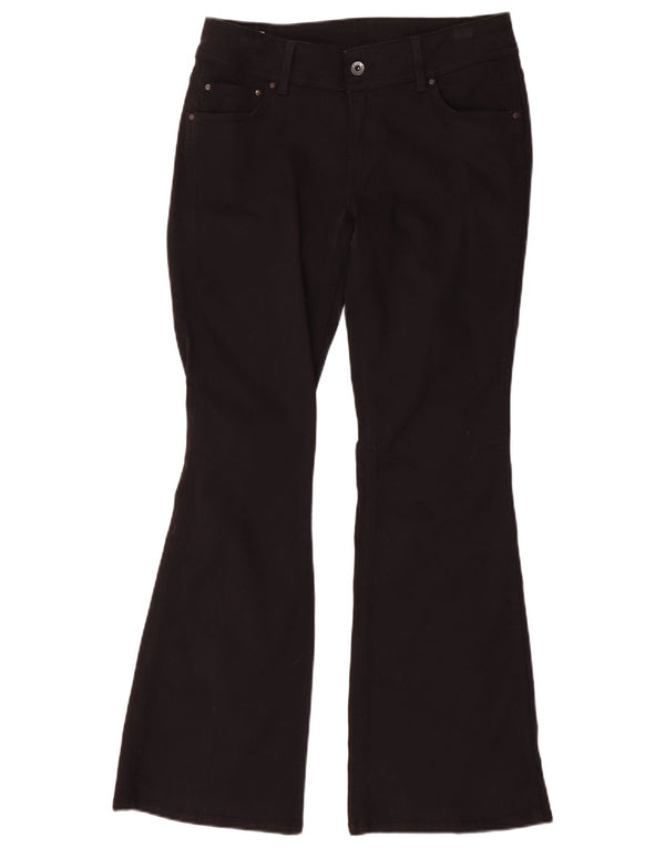 PEPE Jeans Mujer Pimlico Tiro Medio Acampanado W28 L30 Algodón Negro