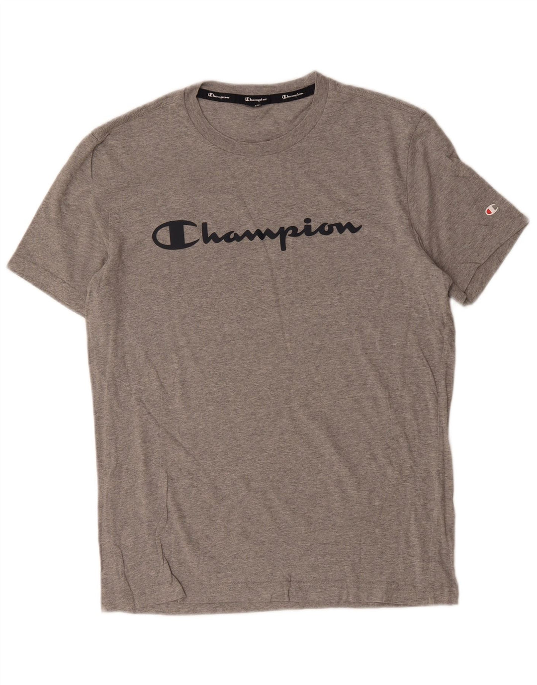 Champion Camiseta Gráfica Para Hombre Top Gris Medio