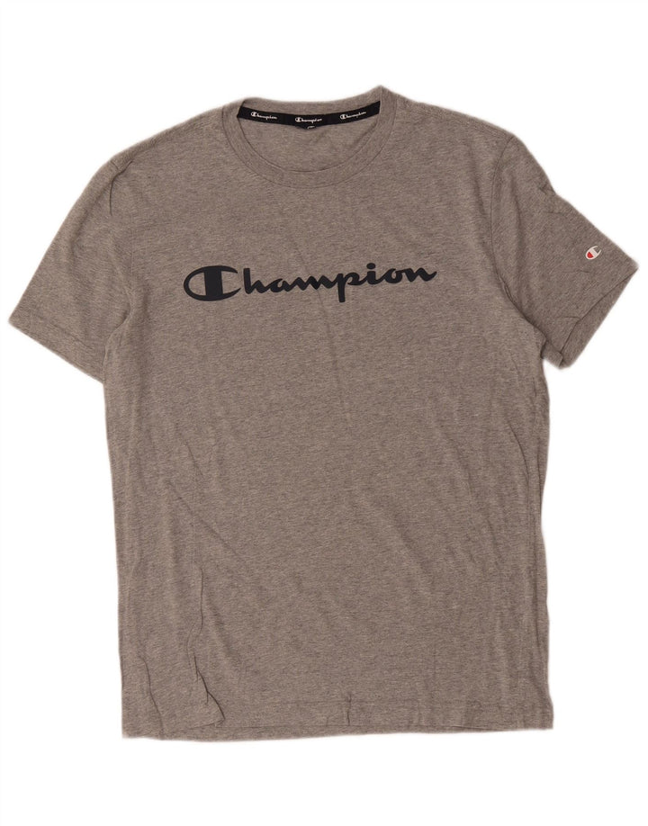 Champion Camiseta Gráfica Para Hombre Top Gris Medio