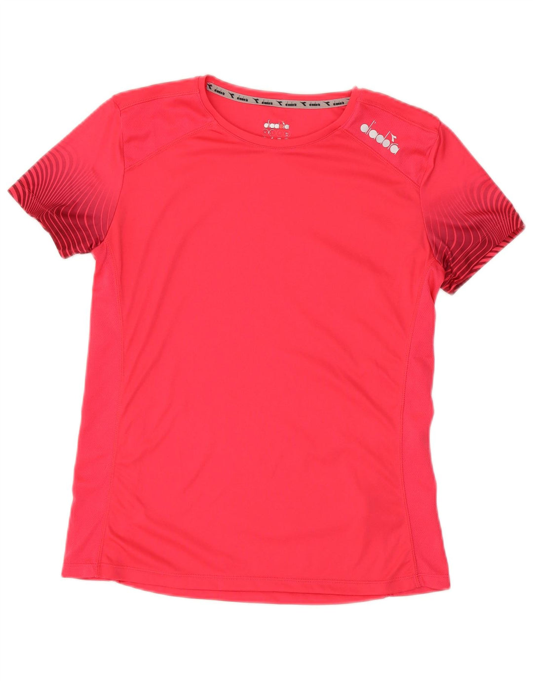Diadora Camiseta Mujer Top UK 40 Grande Poliéster Rosa