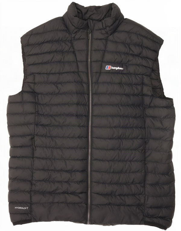 Chaleco acolchado para hombre Berghaus UK 44 2XL Poliamida negra