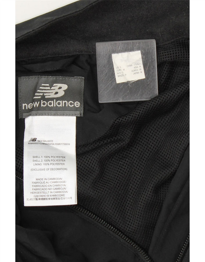 New Balance Hombre Chándal Top Jacket Medium Negro Colorblock Poliéster