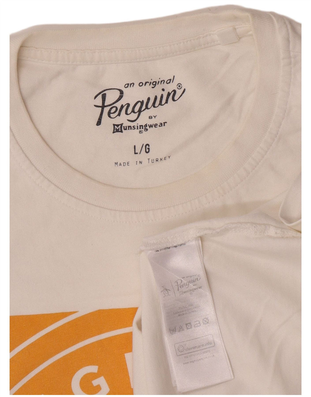 Penguin - Camiseta gráfica para hombre, talla grande, algodón blanco