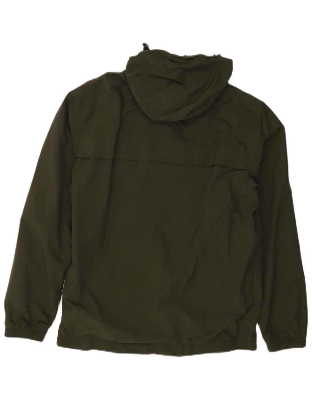 Farah Chaqueta impermeable con capucha para hombre, talla 36, poliamida verde pequeña