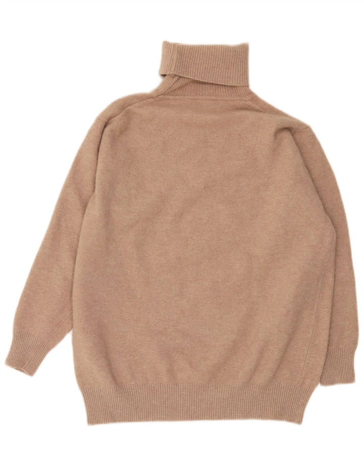 Max Mara - Jersey de fin de semana con cuello vuelto para mujer, talla 40, color beige medio