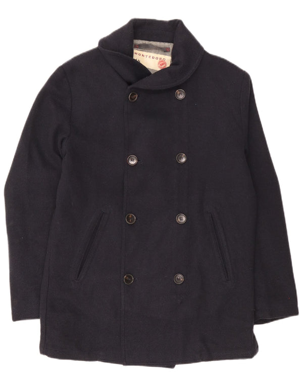 Chaquetón para hombre Montedoro IT 48 Lana azul marino medio