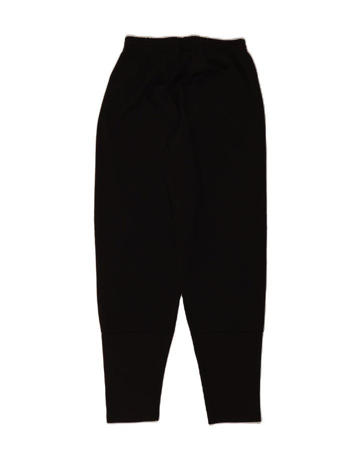 REUSCH Boys Graphic Tracksuit Trousers 13-14 Years Large Black Polyester Vintage Reusch and Second-Hand Reusch from Messina Hembry 