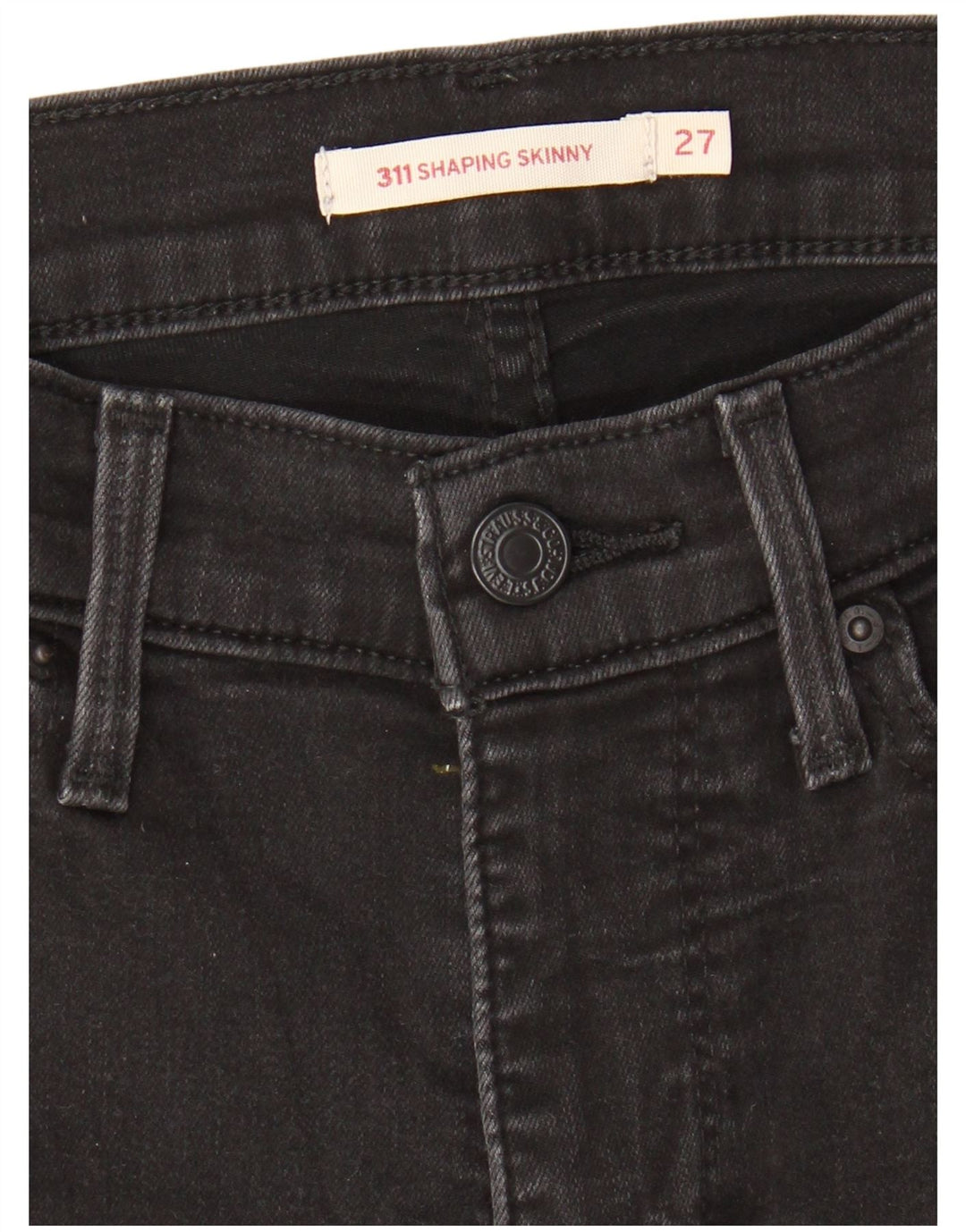 LEVI'S Mujer 311 Shaping Skinny Jeans W27 L26 Negro