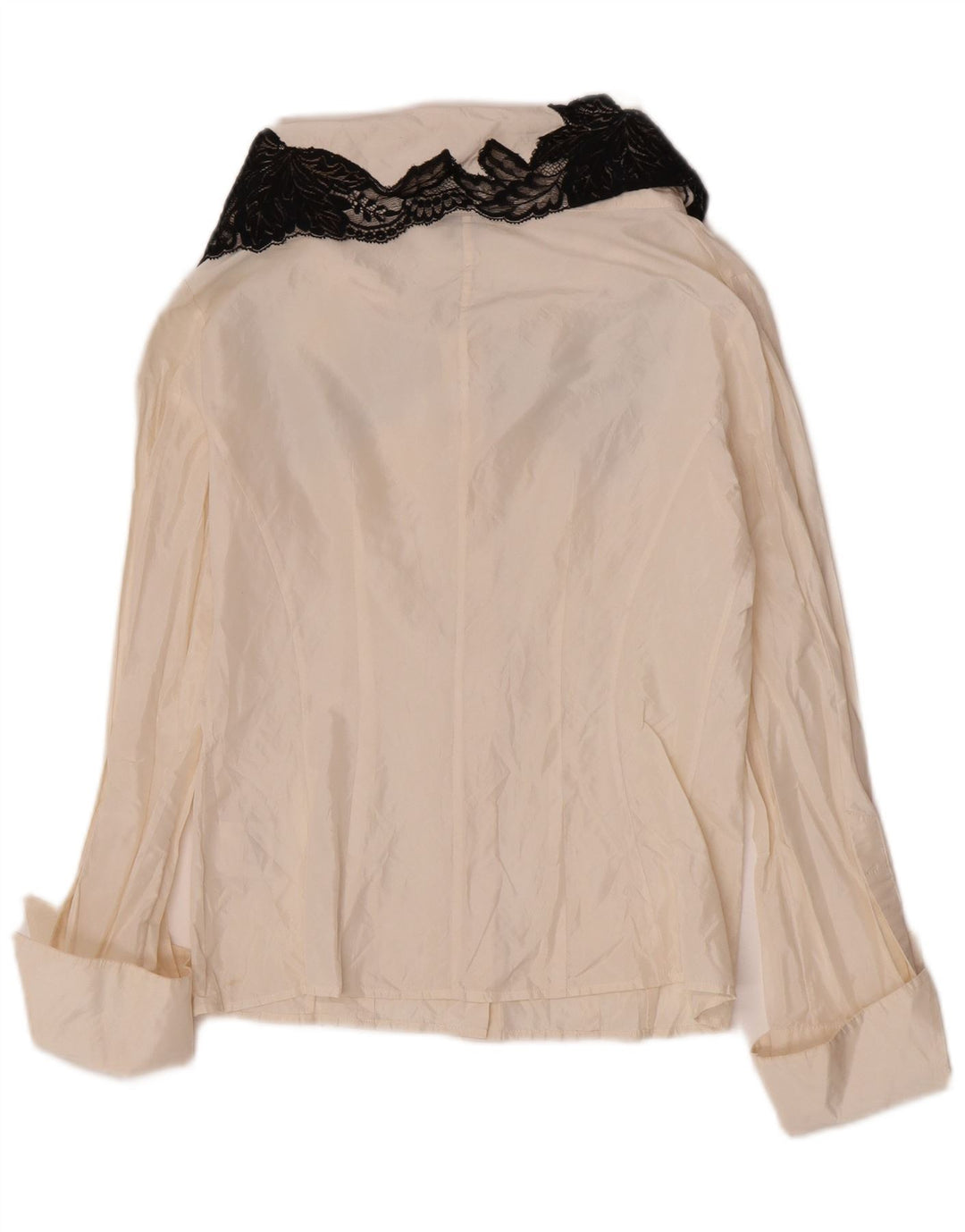 Blusa camisera para mujer Gianfranco Ferre IT 44 Medium Off White Floral