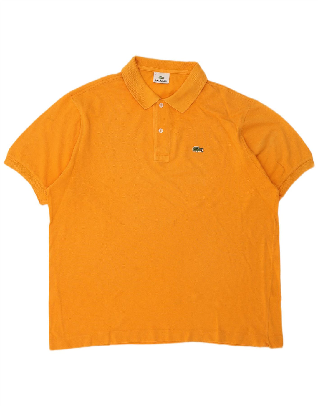 Polo Lacoste Hombre Talla 6 XL Algodón Naranja