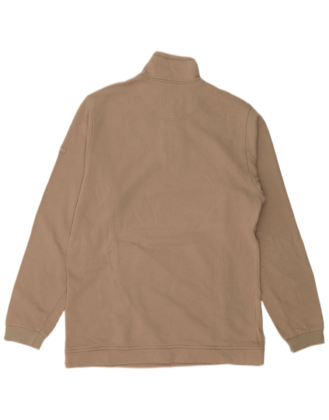 Champion Sudadera Con Cremallera Y Cuello Para Hombre Jersey Grande De Algodón Beige
