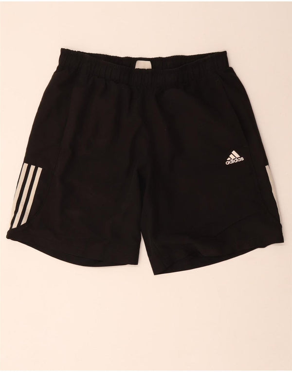 Adidas Mens Climalite Sport Shorts Grande Negro Poliéster