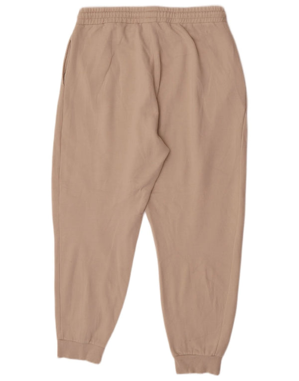 Zara Mujer Pantalones De Chándal Joggers UK 46 Large Beige Algodón