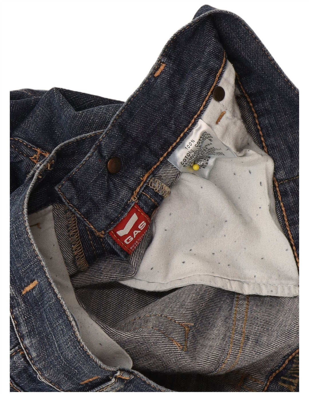Shorts vaqueros para hombre Gas W30 Medium Azul marino Algodón