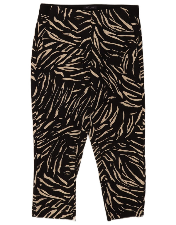Marks & Spencer Pantalones Capri para Mujer UK 12 Medium W30 L21 Negro
