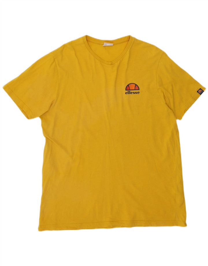 Camiseta Ellesse Hombre Top Medium Amarillo Algodón