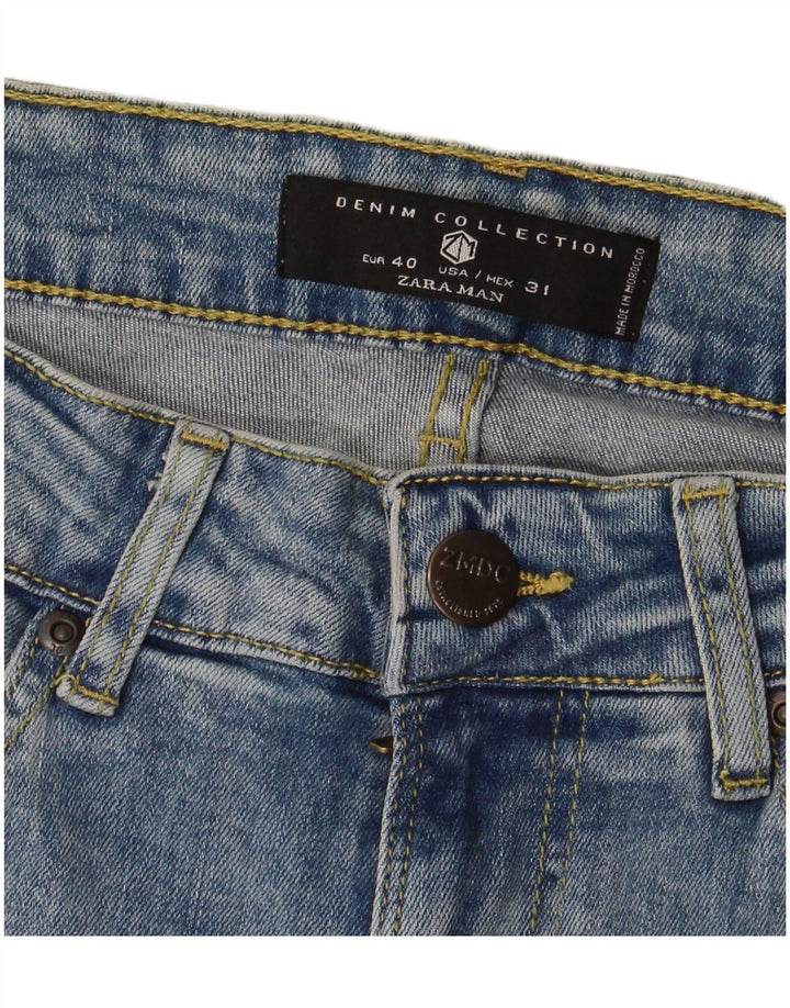 Zara Vaqueros pitillo para hombre EU 40 Medium W31 L29 Azul