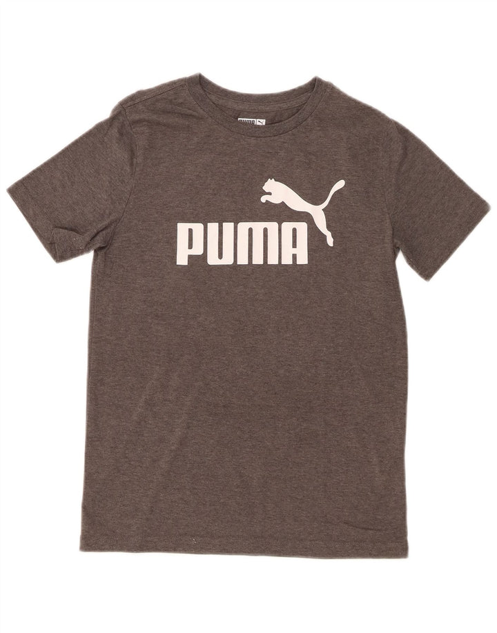 Puma Camiseta gráfica para niña 10-11 años Algodón gris medio
