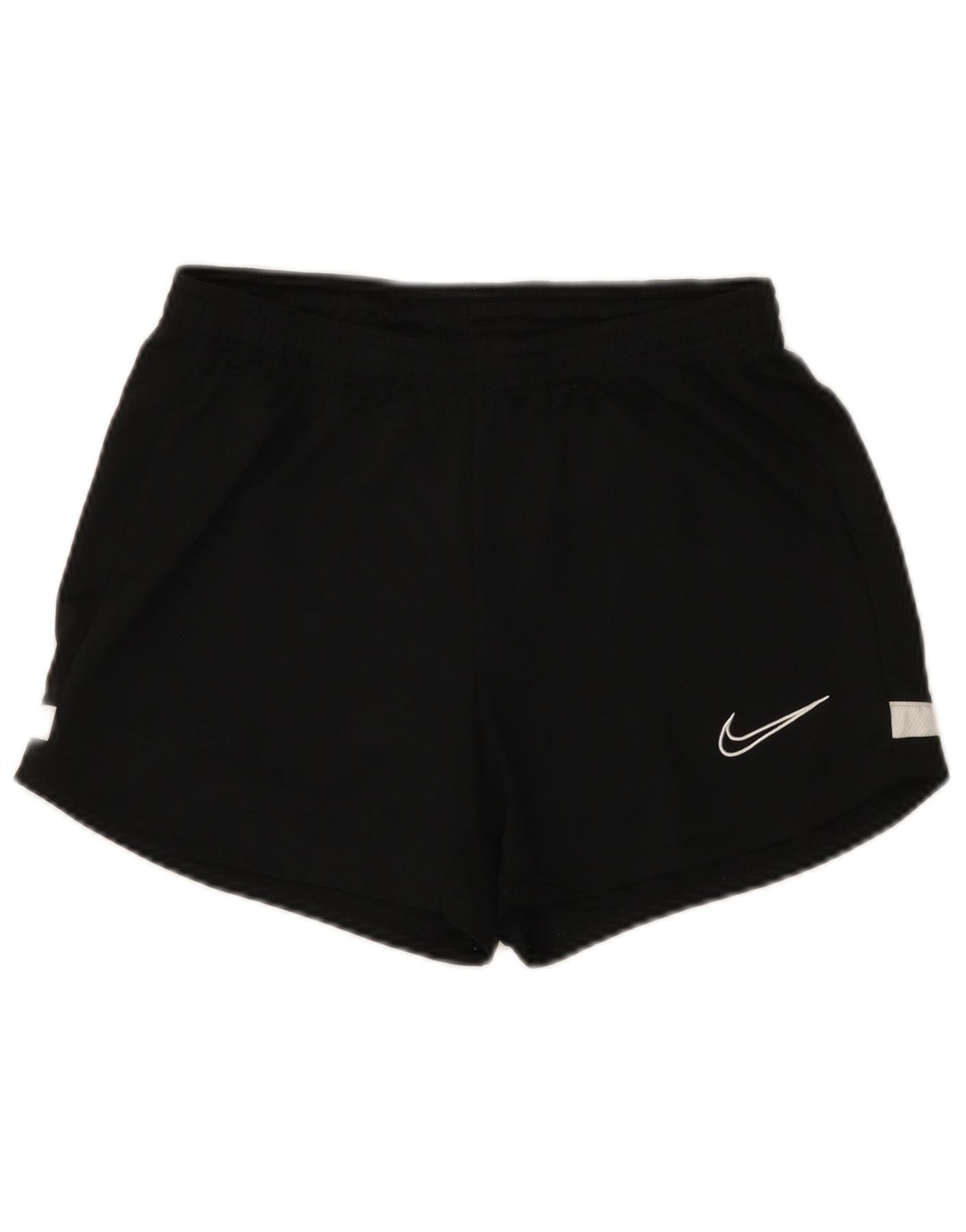 Nike - Pantalones cortos deportivos para mujer (talla 8), color negro, poliéster
