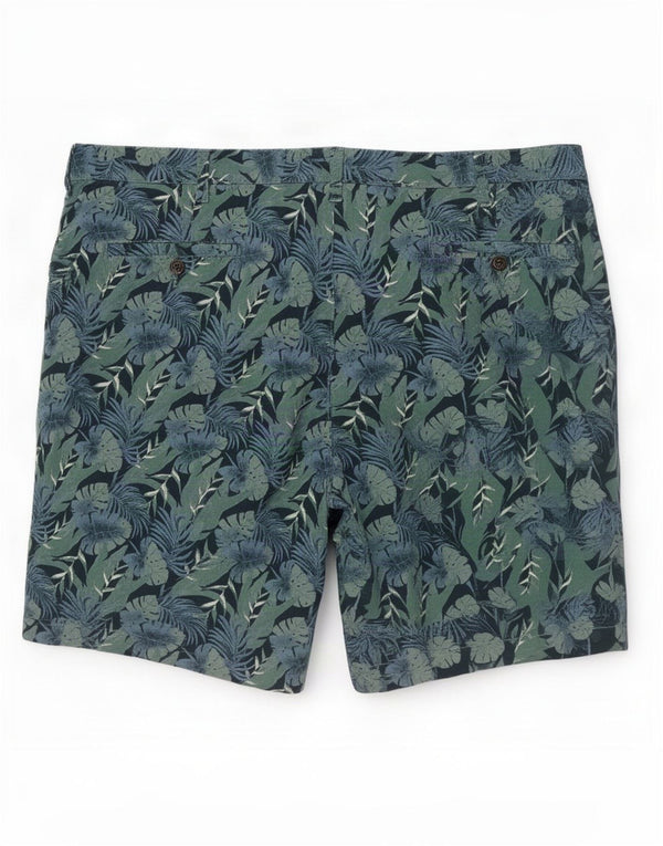 Dockers Pantalones cortos chinos para hombre 2XL W44 azul floral algodón hawaiano
